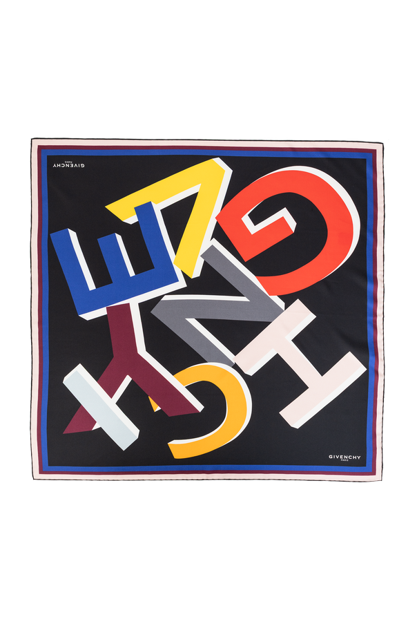 Givenchy Silk scarf with logo
