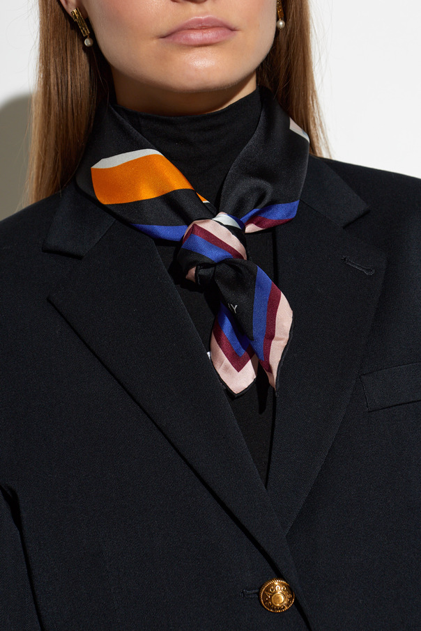 Givenchy Silk scarf with logo