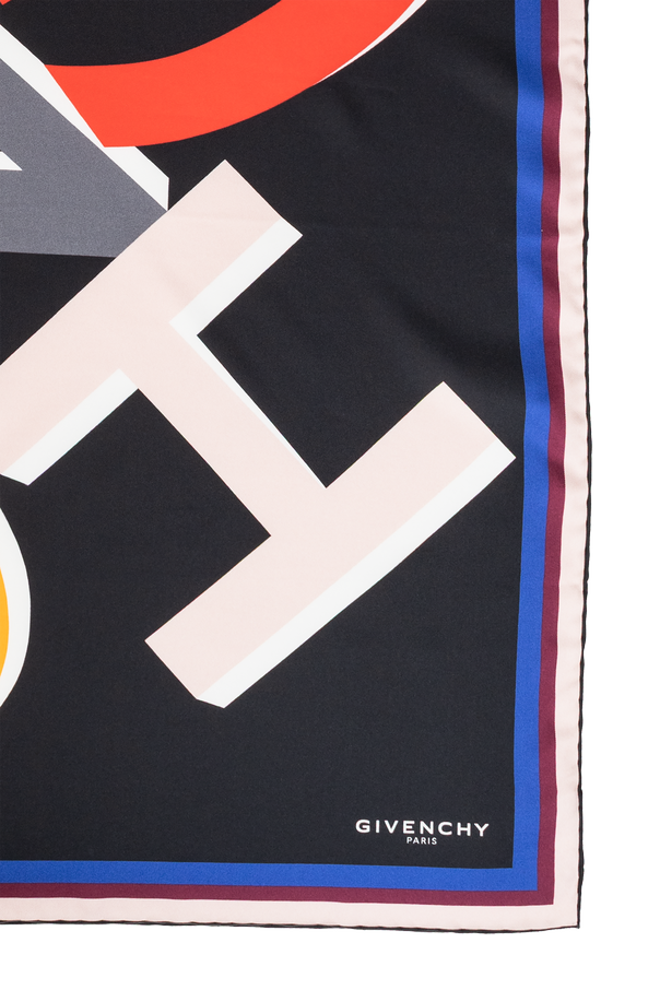 Givenchy Silk scarf with logo