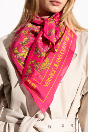 Triangular scarf with print od Versace Jeans Couture