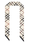 Burberry cream Silk Scarf