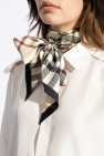 Burberry cream Silk Scarf
