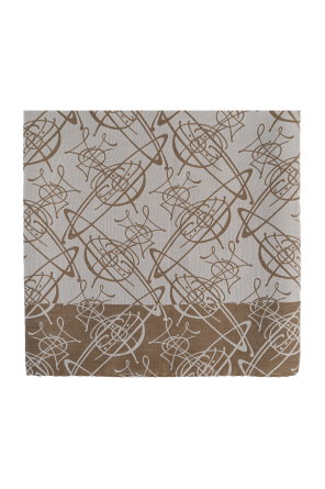 Scarf with monogram