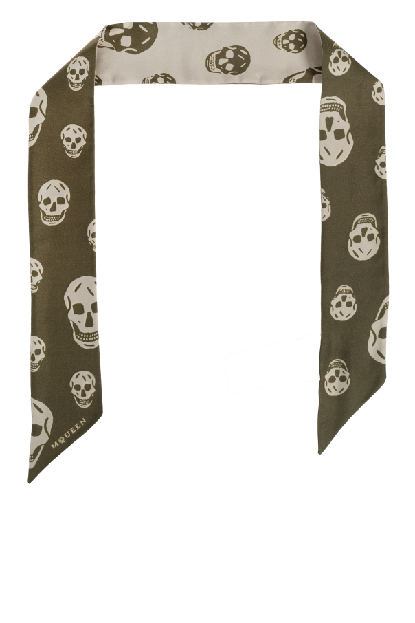 Scarf with print od Alexander McQueen