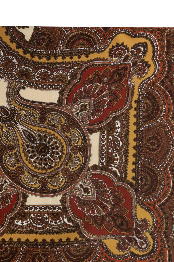 Saint Laurent Jedwabna chusta z wzorem ‘paisley’