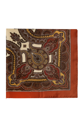 Silk scarf with 'paisley' pattern