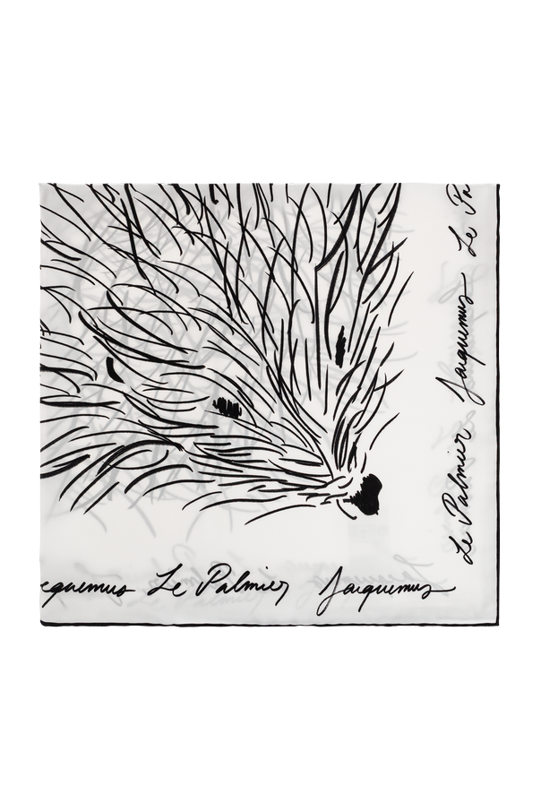 Silk scarf ‘Herisson’ od Jacquemus