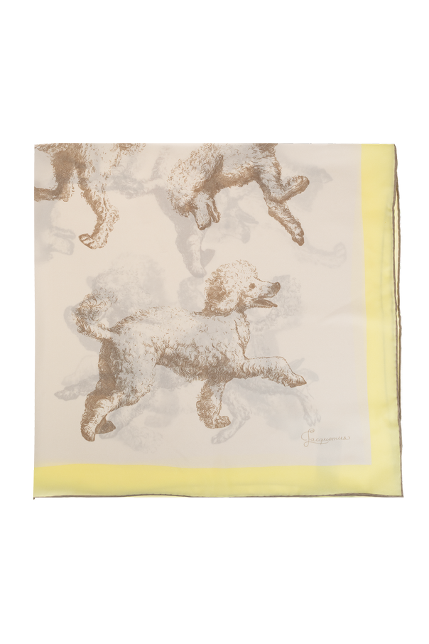 Silk scarf 'Caniche' od Jacquemus