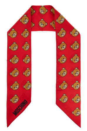 Silk scarf with logo