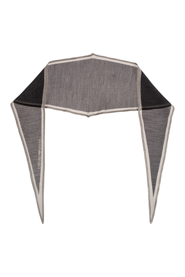 Emporio Armani Asymmetrisches Halstuch mit Logo
