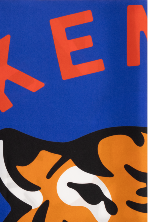 Kenzo Jedwabna chusta z logo