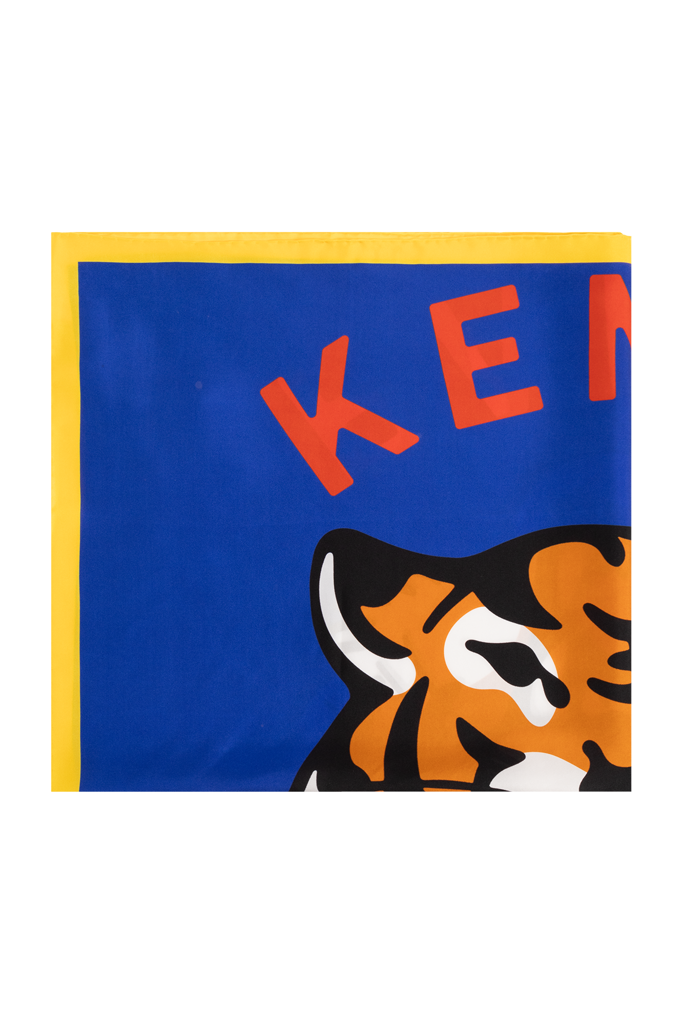 Kenzo Silk shawl with logo