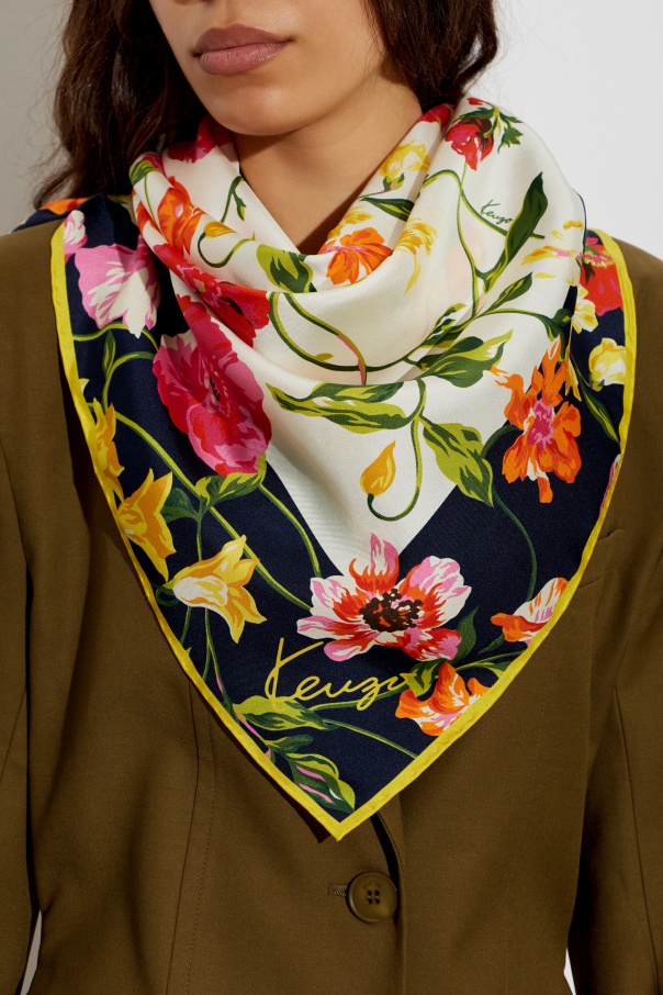 Kenzo Lenço de seda