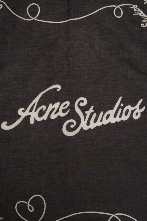 Acne Studios ACNE STUDIOS SHAWL WITH LOGO