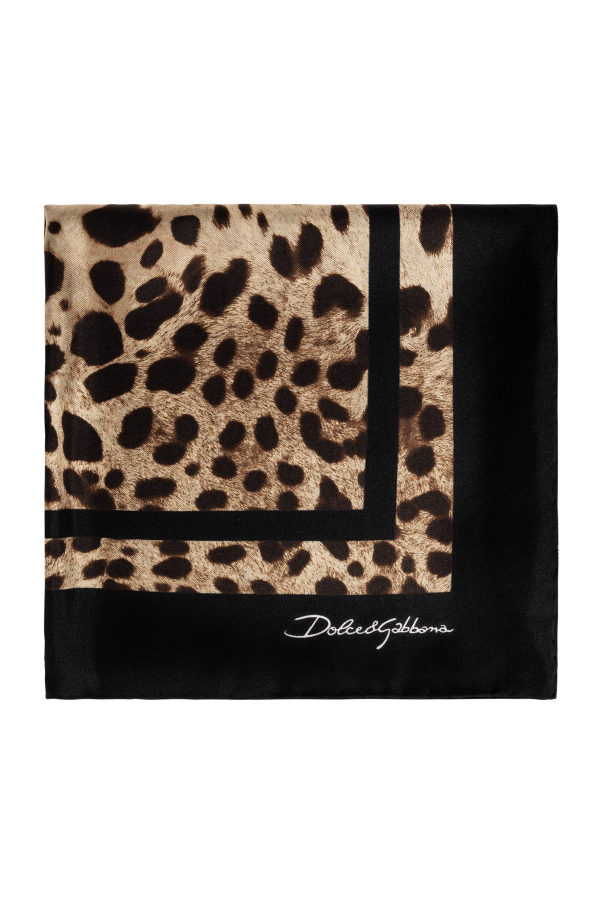 Silk scarf with animal motif od Dolce & Gabbana
