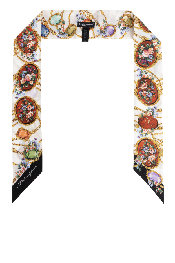 silk scarf with print od Dolce & Gabbana