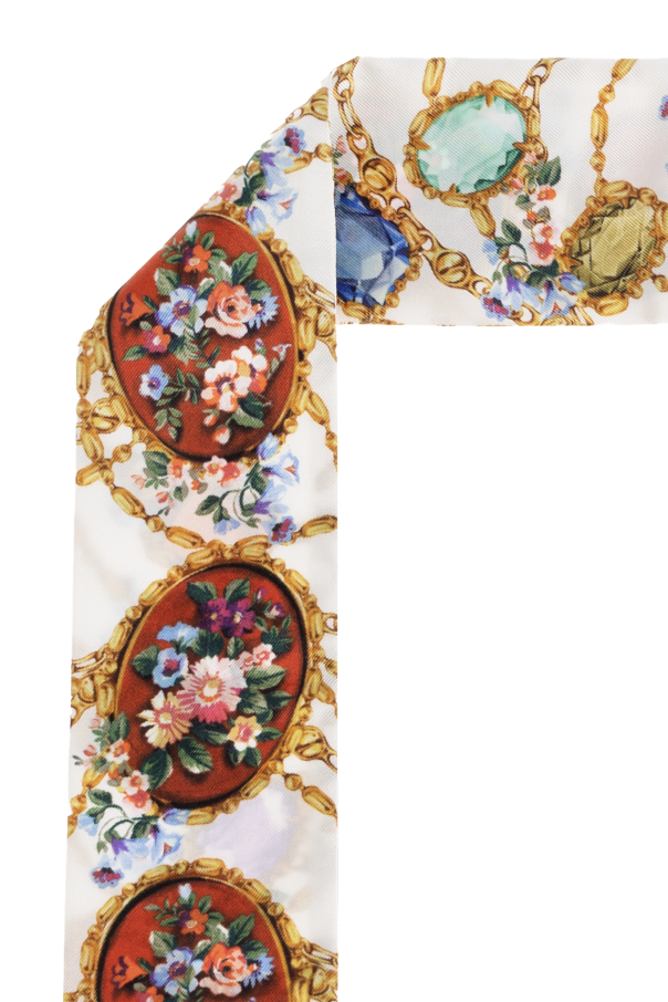 Dolce & Gabbana silk scarf with print