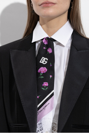 Silk scarf with floral motif od Dolce & Gabbana