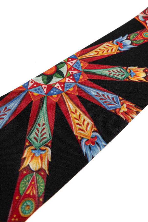 Dolce & Gabbana Silk scarf with "Carretto" print