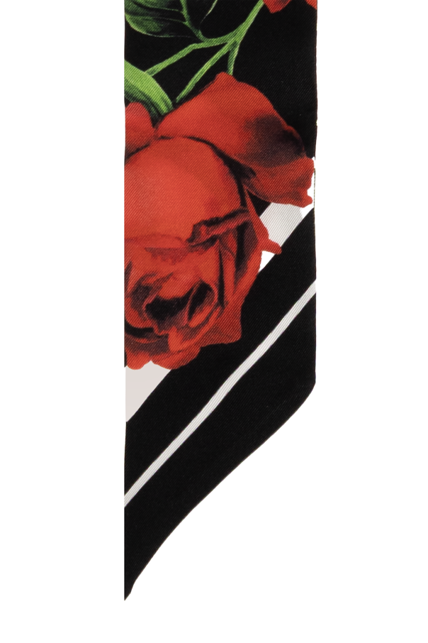 Dolce & Gabbana Seidenschal mit Blumenmuster