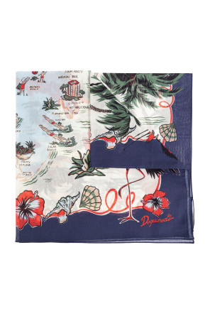 Printed scarf od Dsquared2
