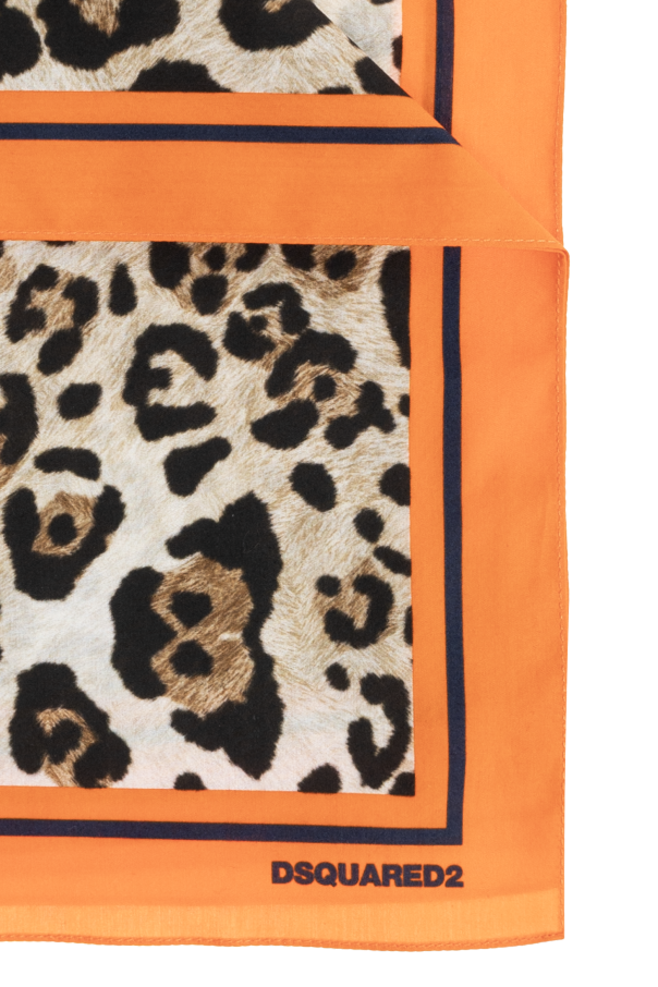 Dsquared2 Chusta z motywem zwierzęcym