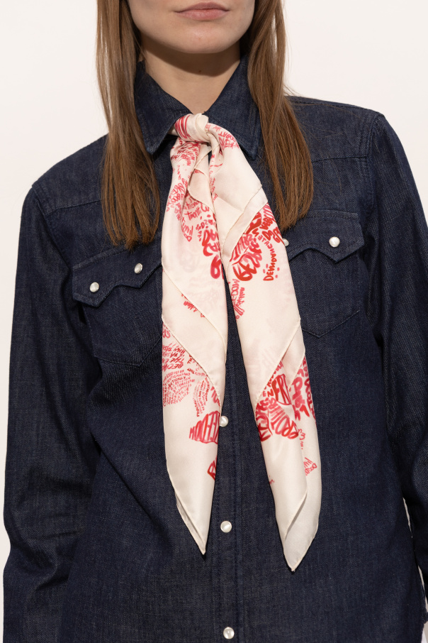 Dsquared2 Jedwabna chusta