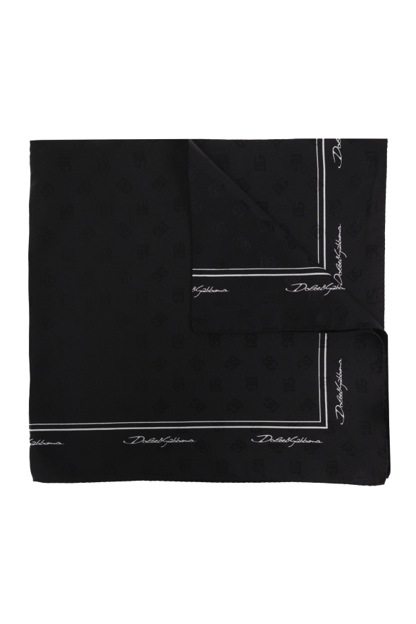 Silk scarf with monogram od Dolce & Gabbana