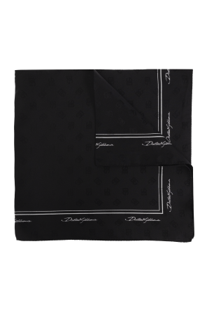 Silk scarf with monogram