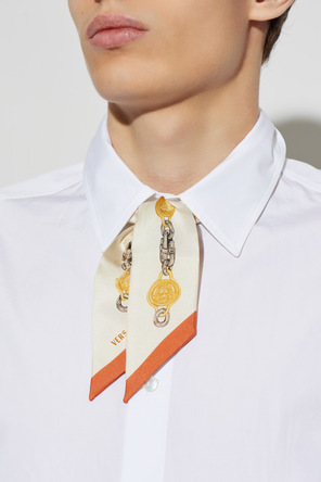 Versace Silk scarf with "The Lover" print