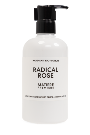 ‘radical rose’ body and hand lotion od Matiere Premiere