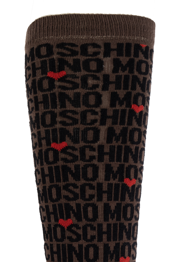 Moschino Long socks with logo