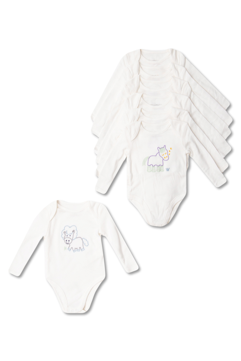 Stella McCartney Kids Bodysuit seven-pack