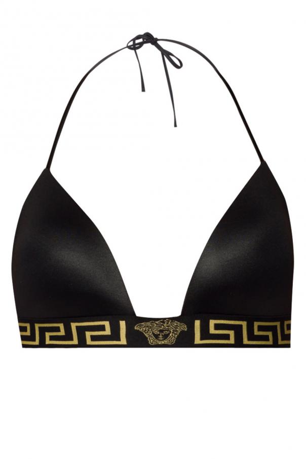 black versace swimsuit