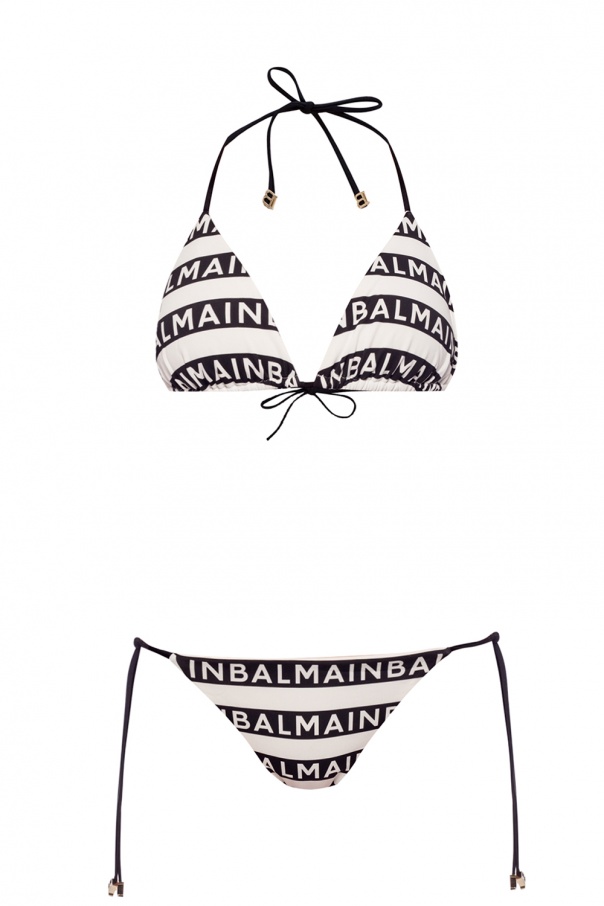 balmain swimsuit two piece