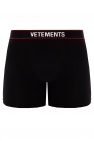 VETEMENTS BLACK Boxers with logo