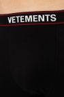 VETEMENTS BLACK Boxers with logo