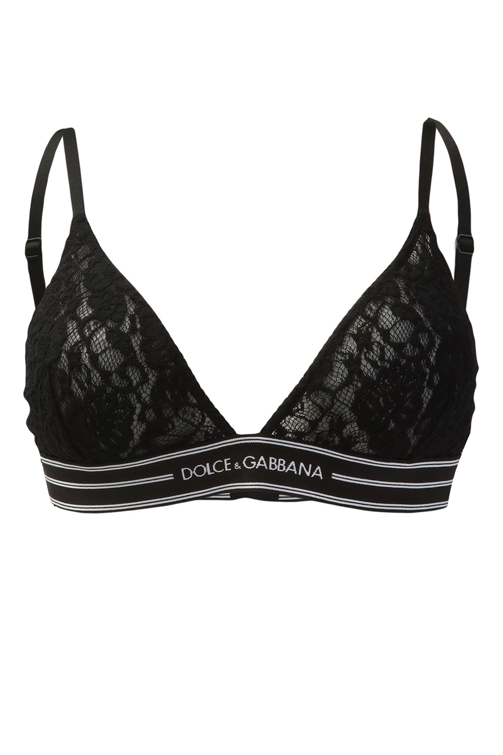 Lace bra with logo Dolce & Gabbana - IetpShops Germany - dolce gabbana  longline double breasted blazer item