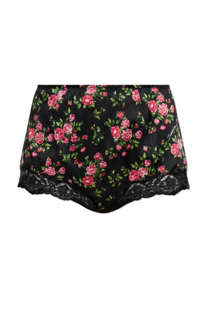 Silk high-waisted briefs