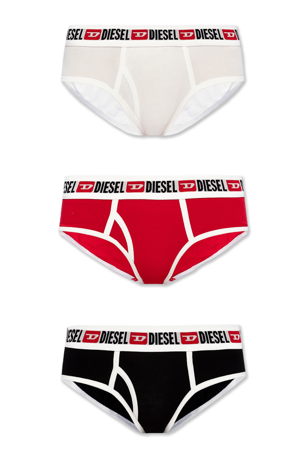 Diesel Branded briefs three-pack