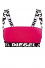 Diesel Logo-embroidered bra
