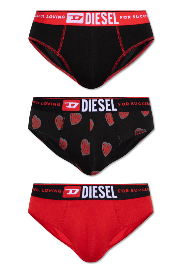 Diesel Trójpak bokserek z logo