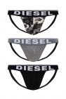 Diesel MULTICOLOUR Logo jockstrap 3-pack