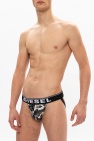 Diesel MULTICOLOUR Logo jockstrap 3-pack