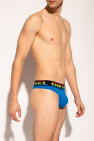 Diesel Three-pack of branded thongs