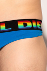 Diesel Three-pack of branded thongs