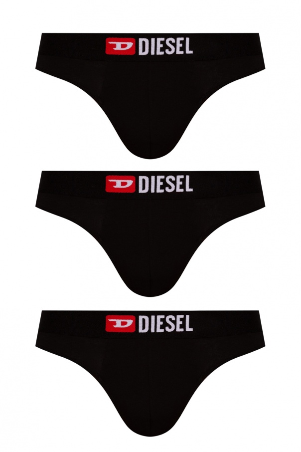 Diesel Branded thongs three-pack