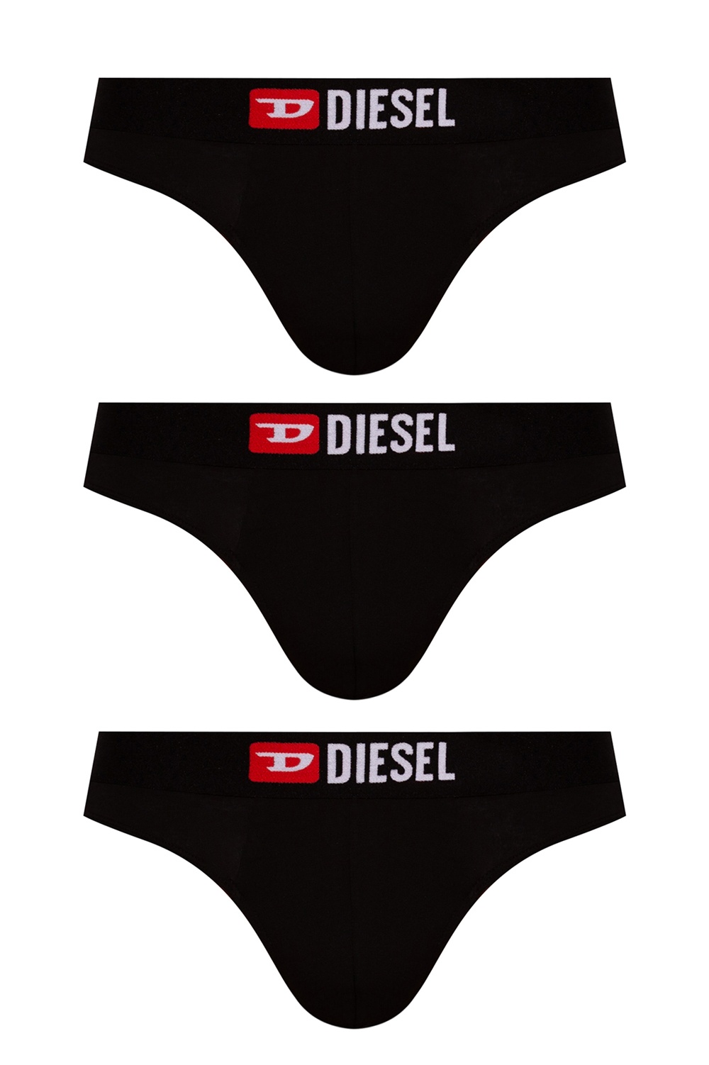 Diesel Branded thongs three-pack