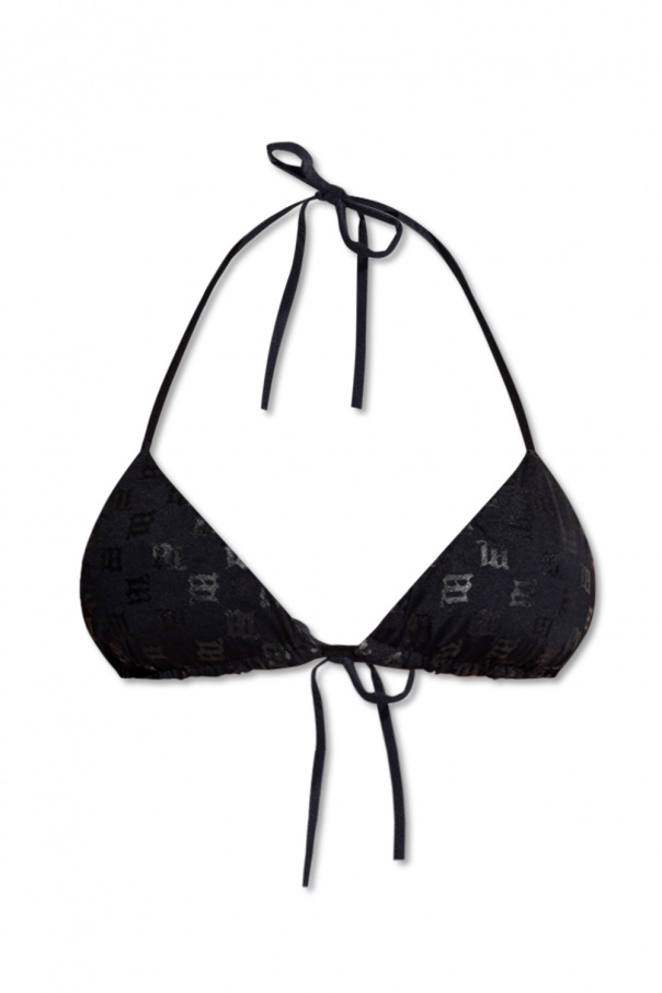 Black Monogram Bra