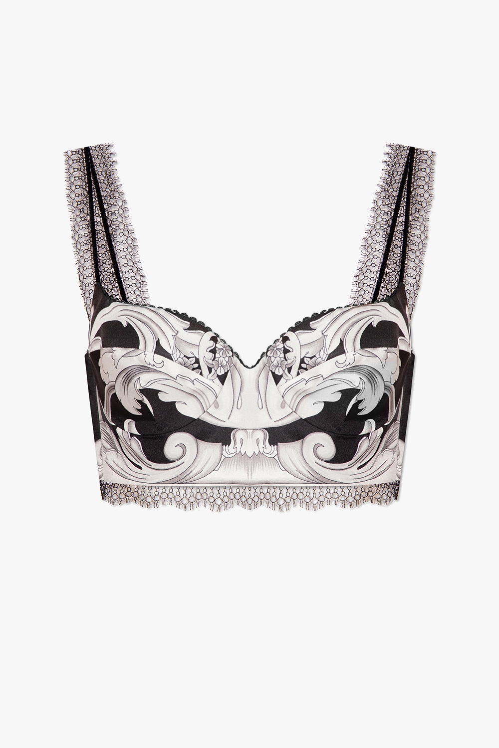 Patterned bralette top Versace - IetpShops Denmark